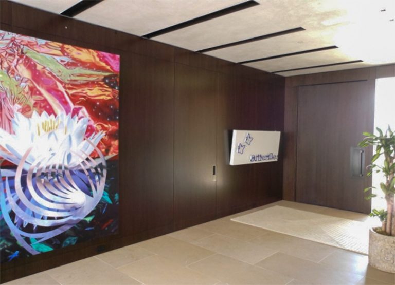 Contemporary residence I: custom millwork, view 2