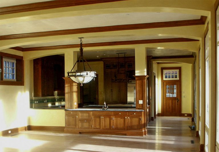 Transitional residence III: custom millwork, view 5