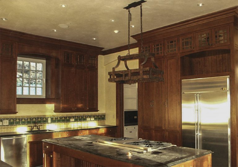 Transitional residence III: custom millwork, view 6