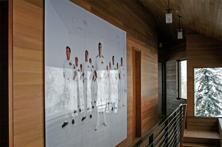Contemporary residence II: custom millwork, view 2