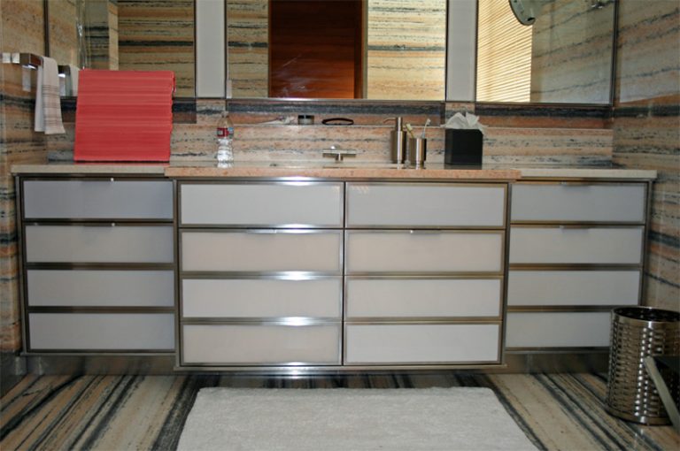 Contemporary residence II: custom millwork, view 6