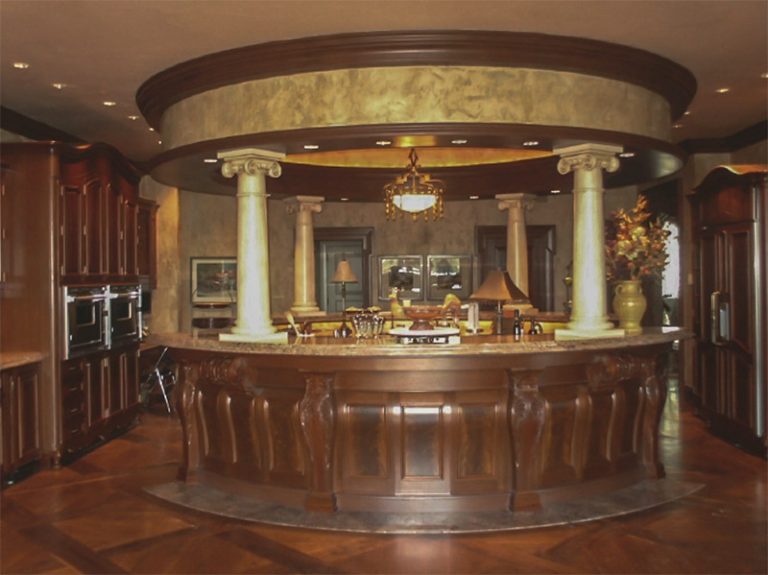 Traditional residence II: custom millwork, view 5