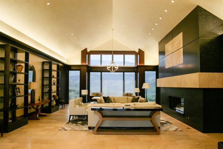 Transitional residence I: custom millwork, view 3