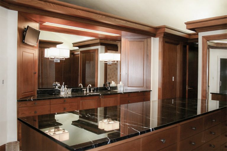 Transitional residence I: custom millwork, view 16