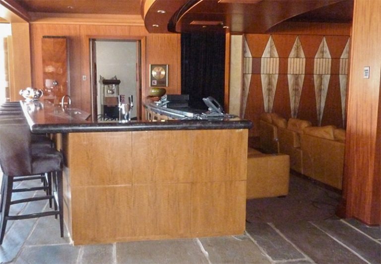 Transitional residence II: custom millwork, view 1