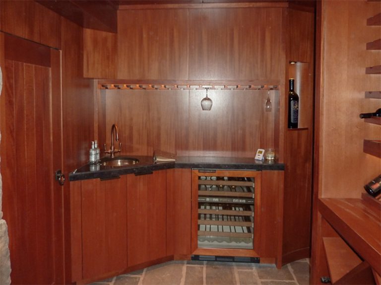 Transitional residence II: custom millwork, view 6